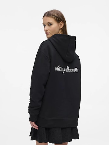 Karl Lagerfeld Свитшот 'Ikon Choupette' в Черный: спереди
