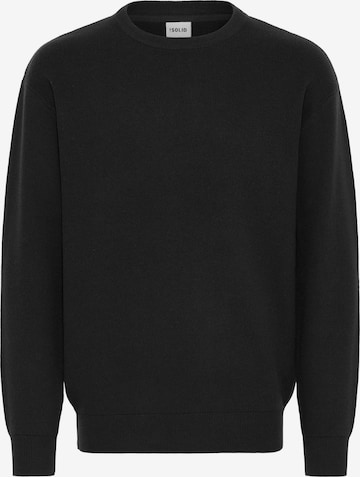 !Solid - Jersey 'SDFinnetado' en negro: frente