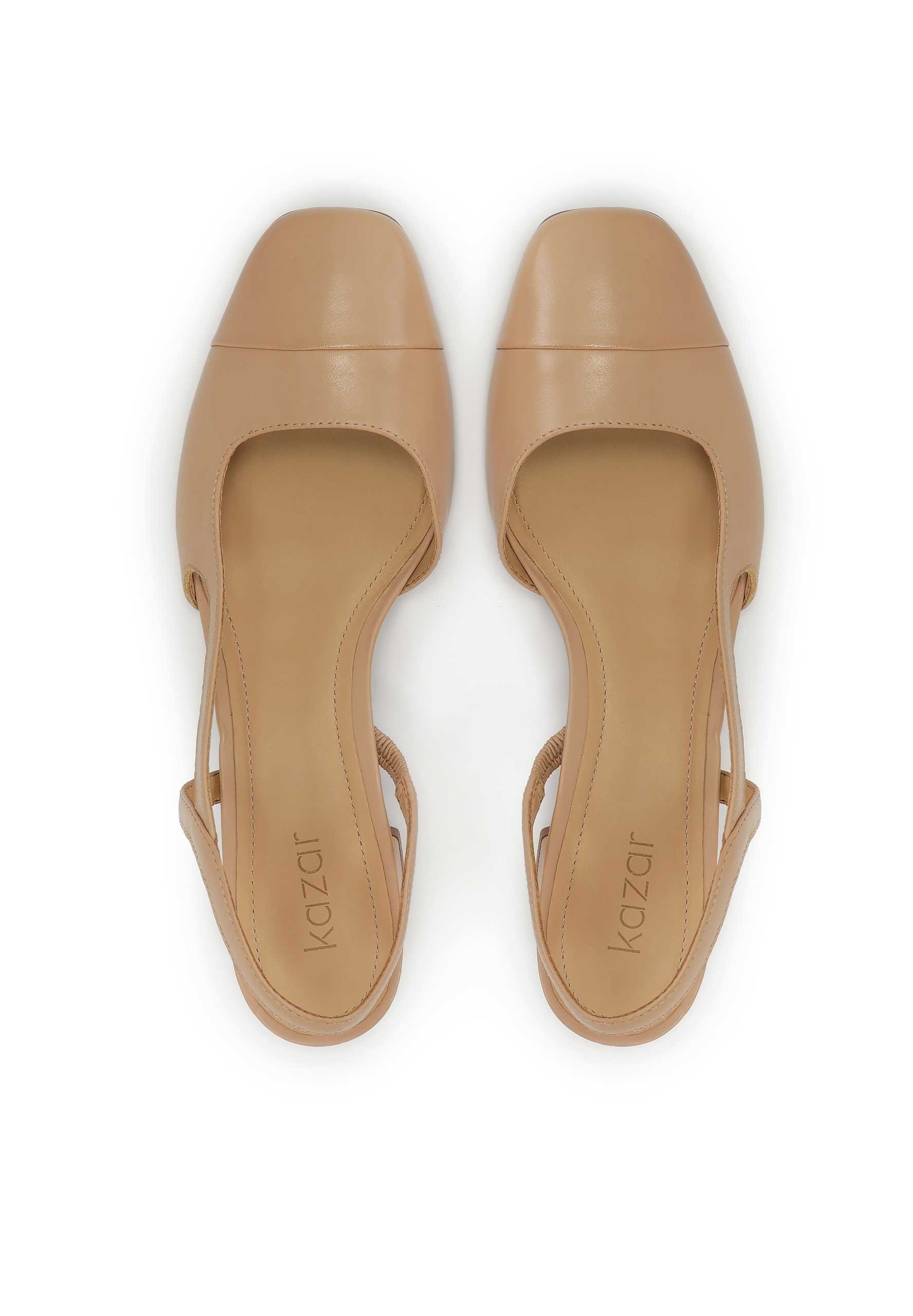 Escarpins à bride arrière Kazar en beige