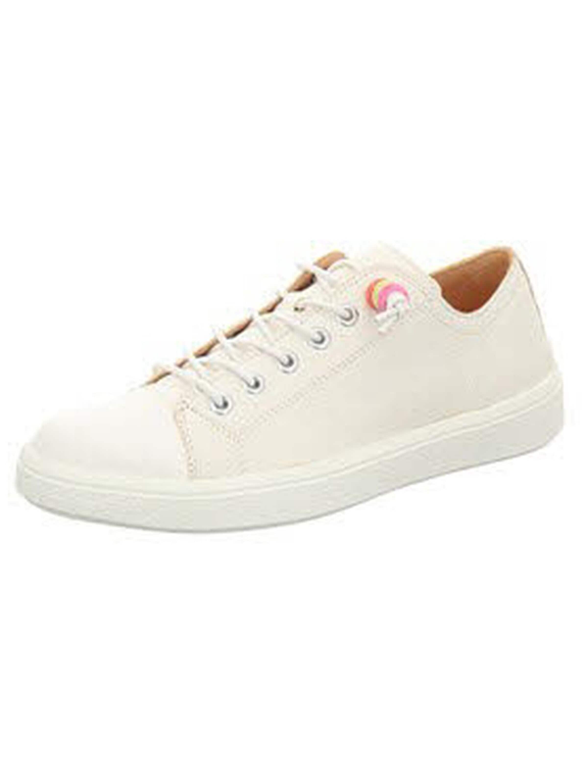 Think Sneakers 'Schnürschuh Damen 3-000792 1000 Echtleder in weiß' in White: front