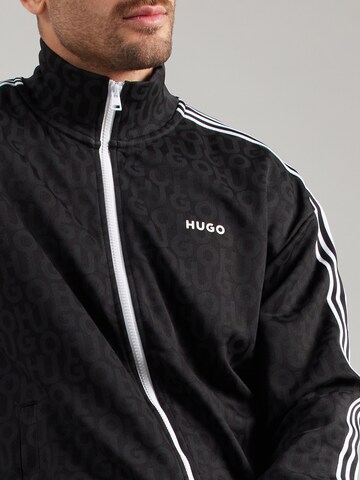 HUGO Sweatsuit 'Doduck/Don' in Black