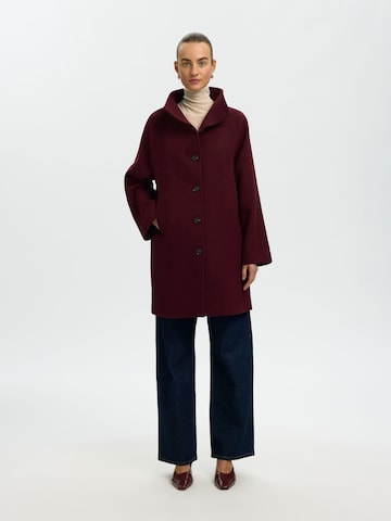 SELECTED Between-seasons coat 'SLWZIA-VINNI' in Red: front