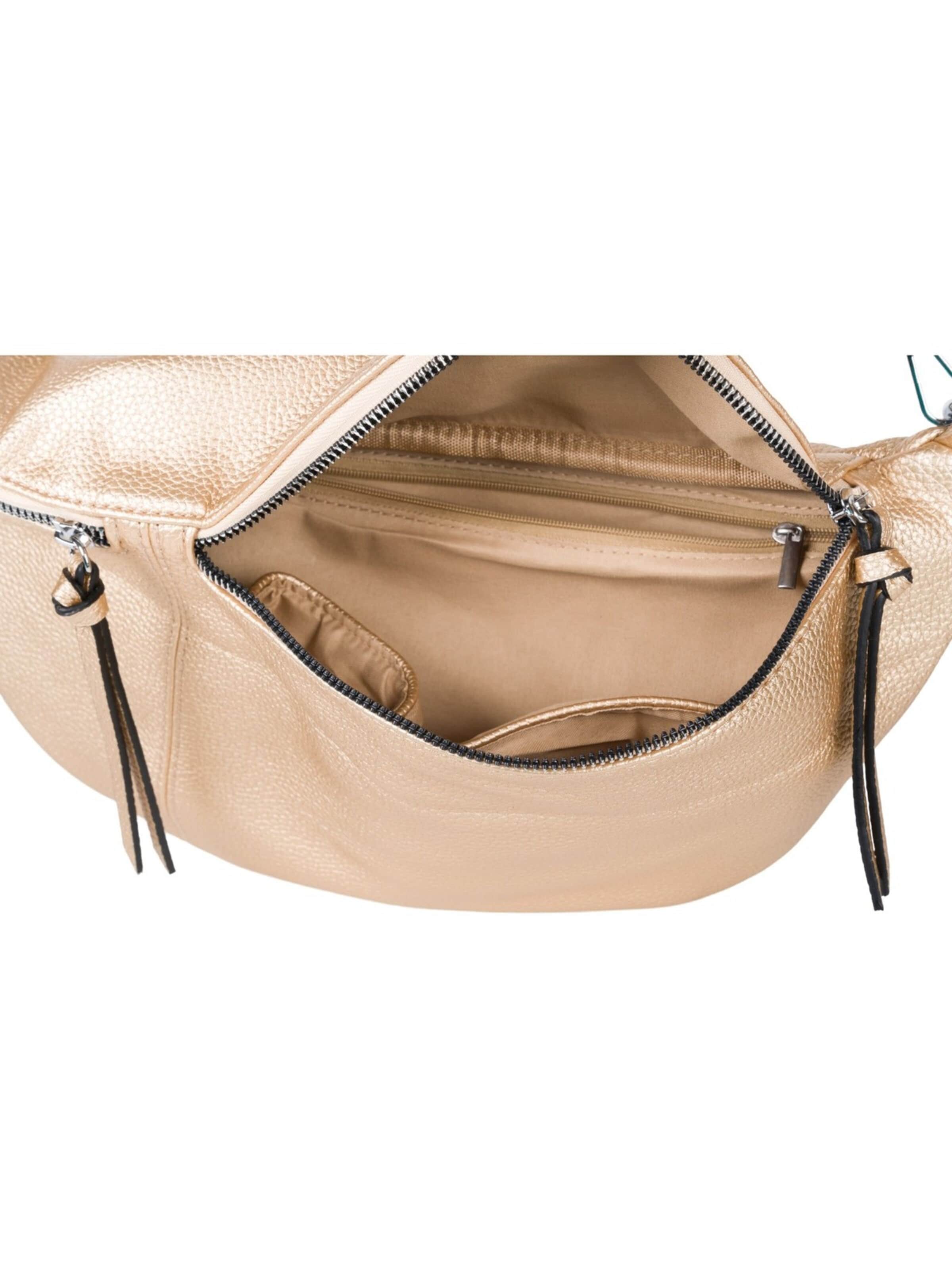 styleBREAKER Umhängetasche 'Halbmond Crossbody Bag Set 3-Teilig'‌‌‌‌‌‌‌‌‌‌ in Gold