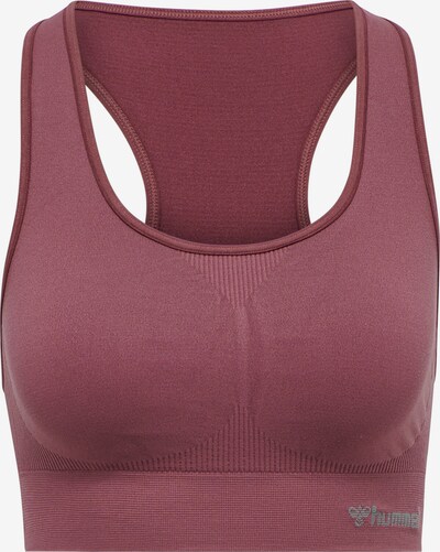 Hummel Sport-BH in grau / rosa, Produktansicht