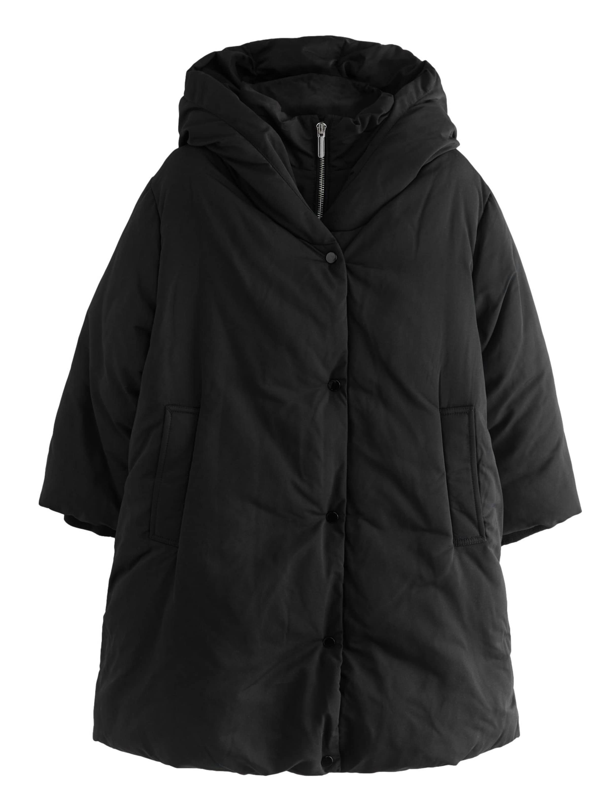 Geacă de iarnă de la Next pe negru: față