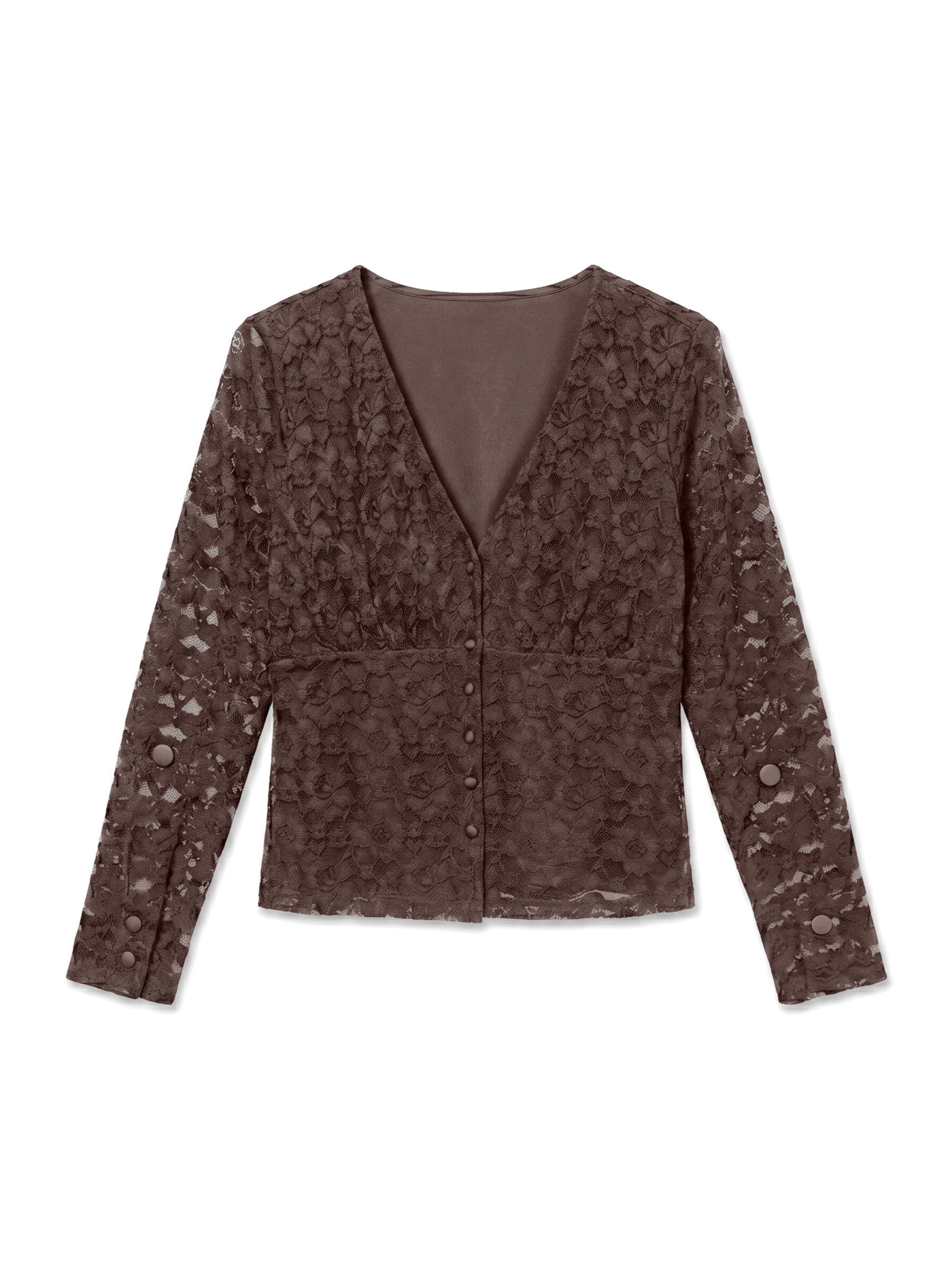 VERO MODA - Blusa 'VMDea' en marrón: frente