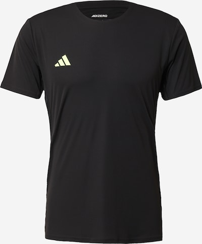 ADIDAS PERFORMANCE T-Shirt fonctionnel 'Adizero Essentials' en vert fluo / noir, Vue avec produit