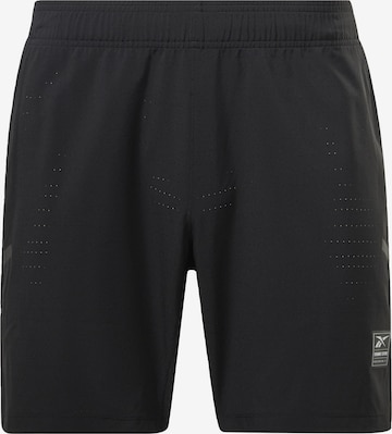 Reebok Sport Regular Sports trousers in Black: front