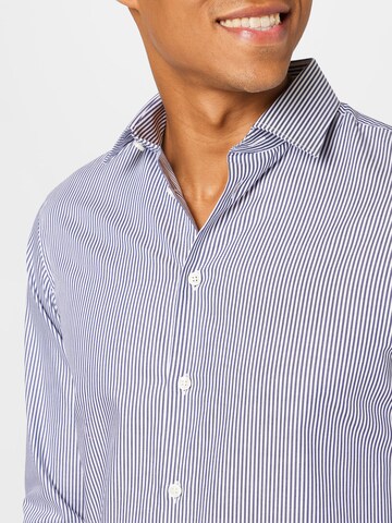 SELECTED HOMME Slim fit Button Up Shirt 'Ethan' in Blue