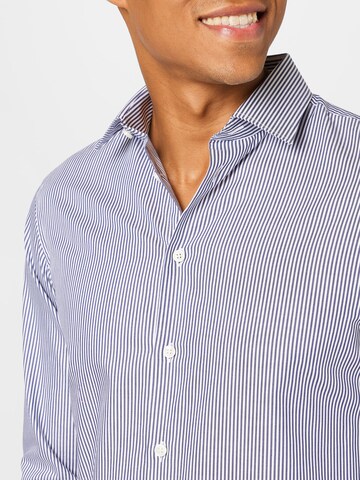 Coupe slim Chemise 'Ethan' SELECTED HOMME en bleu