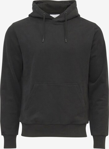 mazine Sweatshirt ' Burwood Hoodie ' in Black: front