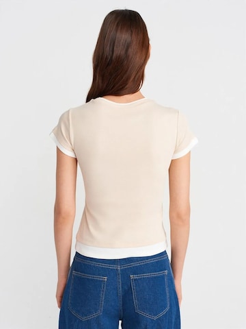 Dilvin Shirt in Beige
