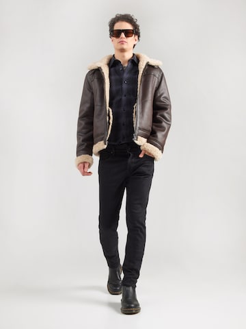 Tapered Jeans '3301' di G-STAR in nero