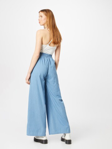 Urban Classics Wide leg Jeans in Blauw