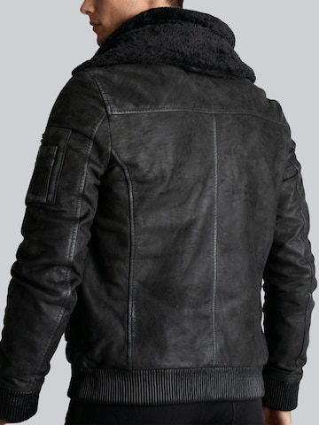 Crone Winter Jacket 'TALVI BUFFED SHEARLING' in Black