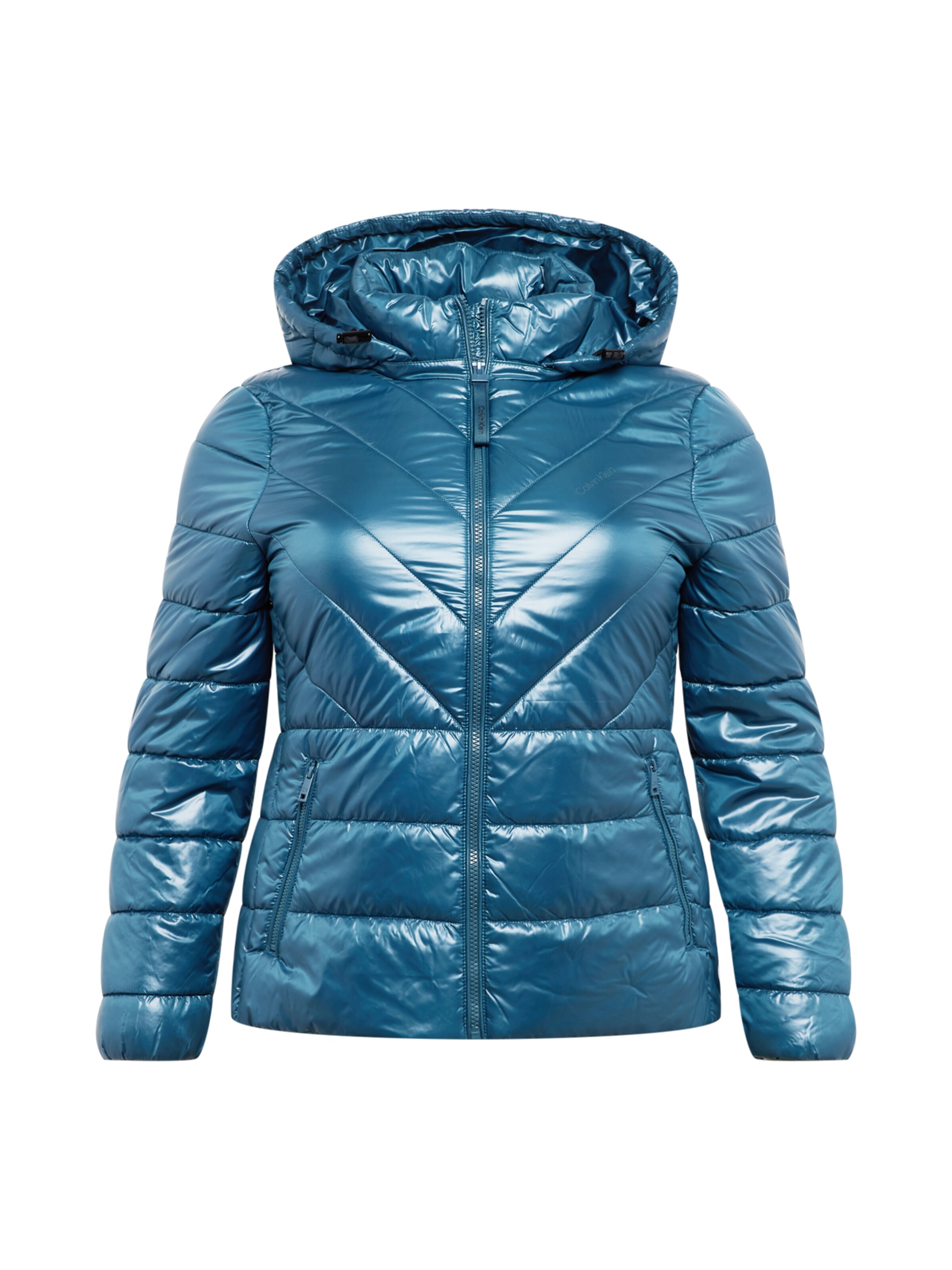 Calvin Klein Curve Jacke in Blau: Vorderseite