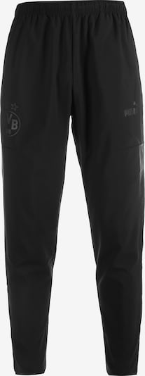 PUMA Pantalon de sport 'Borussia Dortmund Prematch' en gris / noir, Vue avec produit