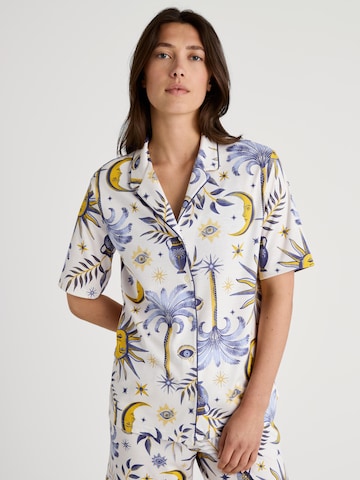 CALIDA Schlafshirt 'Amalfi Journey'‌‌‌‌‌‌‌‌‌ in Beige