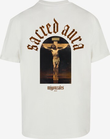 Maglietta 'Sacred Aura x' di MJ Gonzales in beige