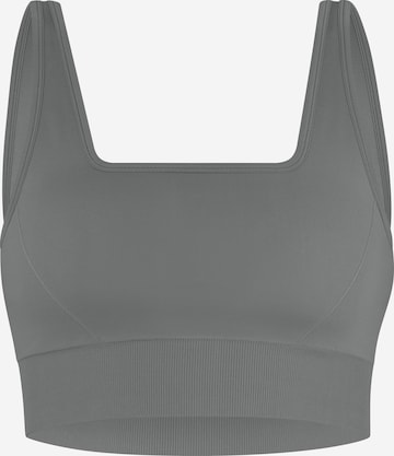 Circle Five Bustier Sport bh 'Sport-BH Damen | Medium Support mit herausnehmbaren Cups | Fitness, Gym & Yoga BH' in Grijs: voorkant