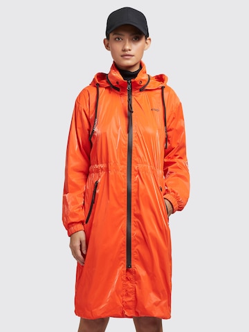 Manteau mi-saison 'Marthe' khujo en orange : devant