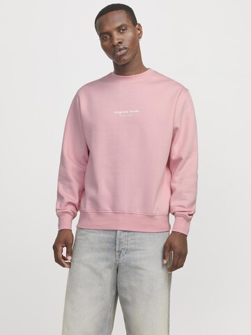 JACK & JONES Sweatshirt 'JORVesterbro' in Pink: Vorderseite