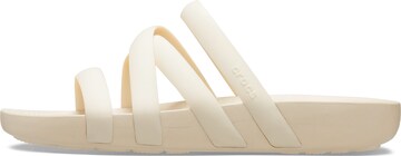 Crocs Strand-/badschoen in Beige: voorkant