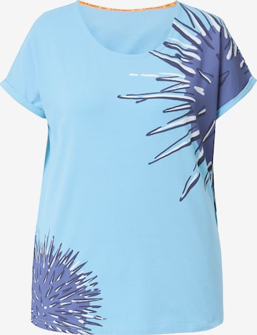 T-shirt LAURASØN en bleu : devant