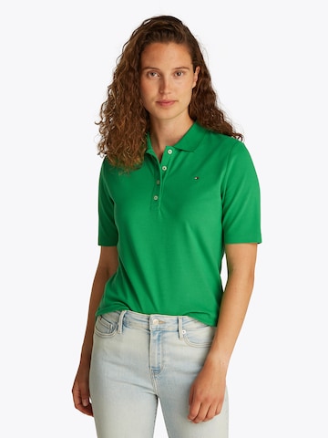 TOMMY HILFIGER Μπλουζάκι '1985' σε πράσινο: μπροστά