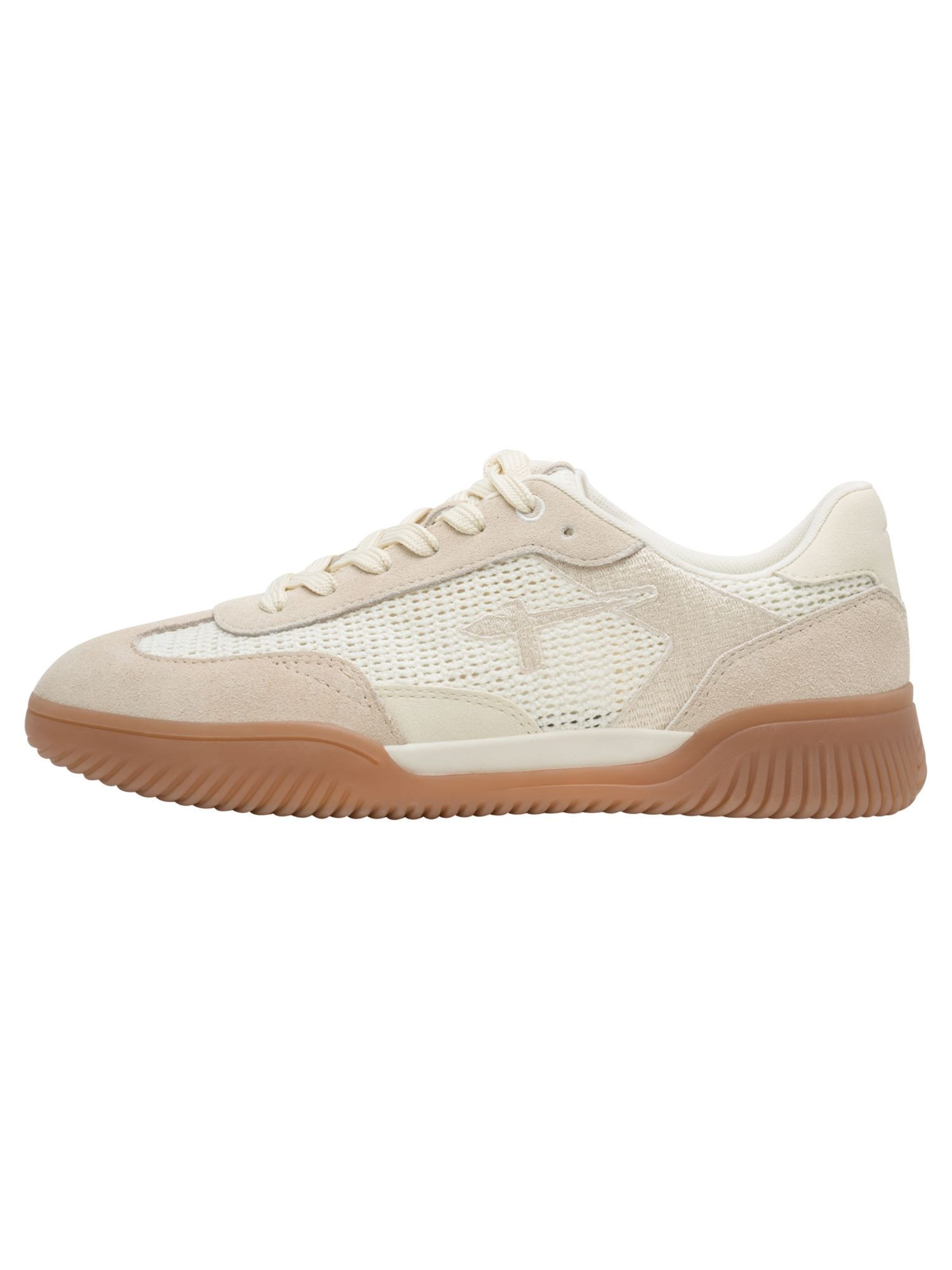 Tamaris Sneakers laag in Beige