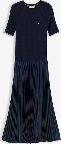 TOMMY HILFIGER Úpletové šaty – modrá: přední strana
