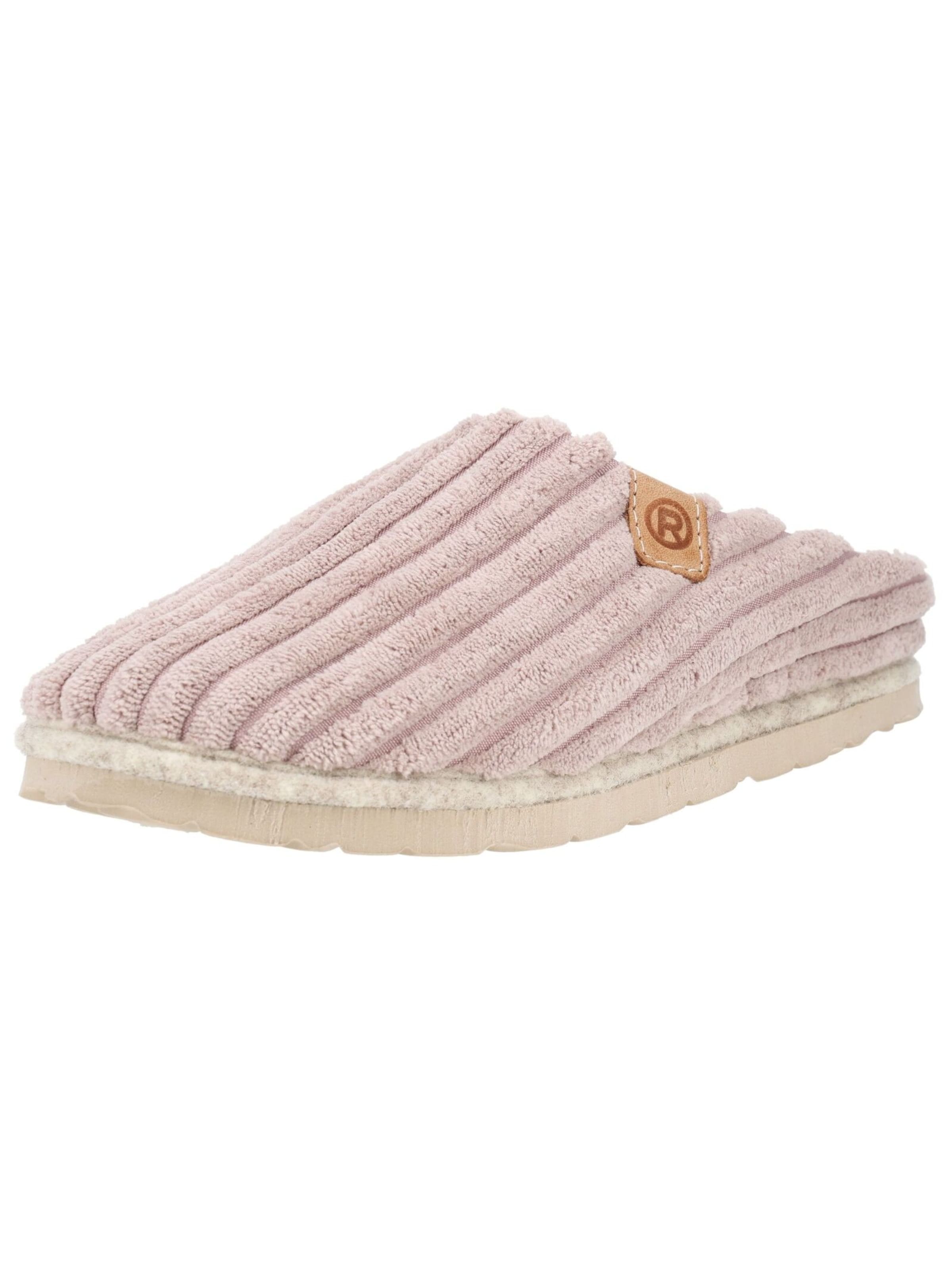 Pantoufle ROHDE en rose : devant