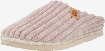 Pantoufle ROHDE en rose : devant