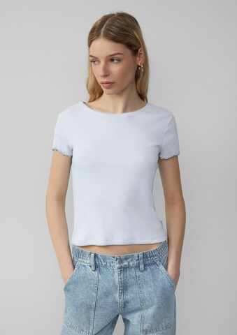 T-shirt QS en bleu : devant
