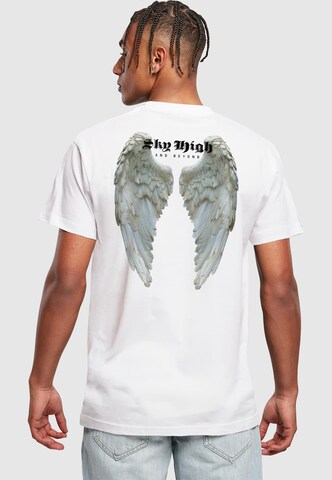 Maglietta 'Sky High' di Mister Tee in bianco: frontale