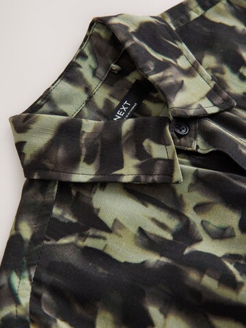 Next Regularny krój Koszula w kolorze zielony