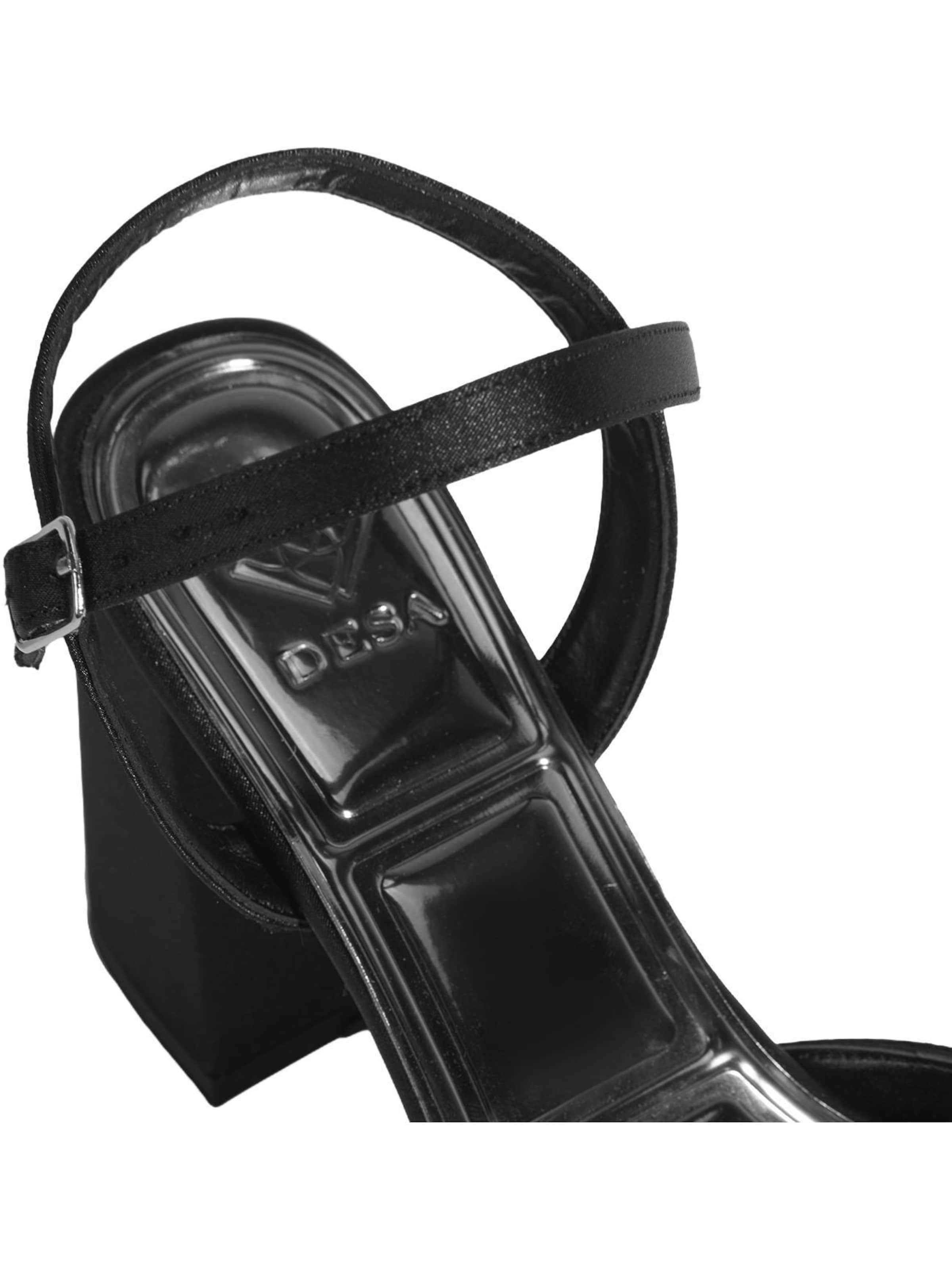 Desa - Sandalias de dedo 'Absätze' en negro