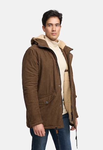 Veste d’hiver 'Ledley' INDICODE JEANS en marron