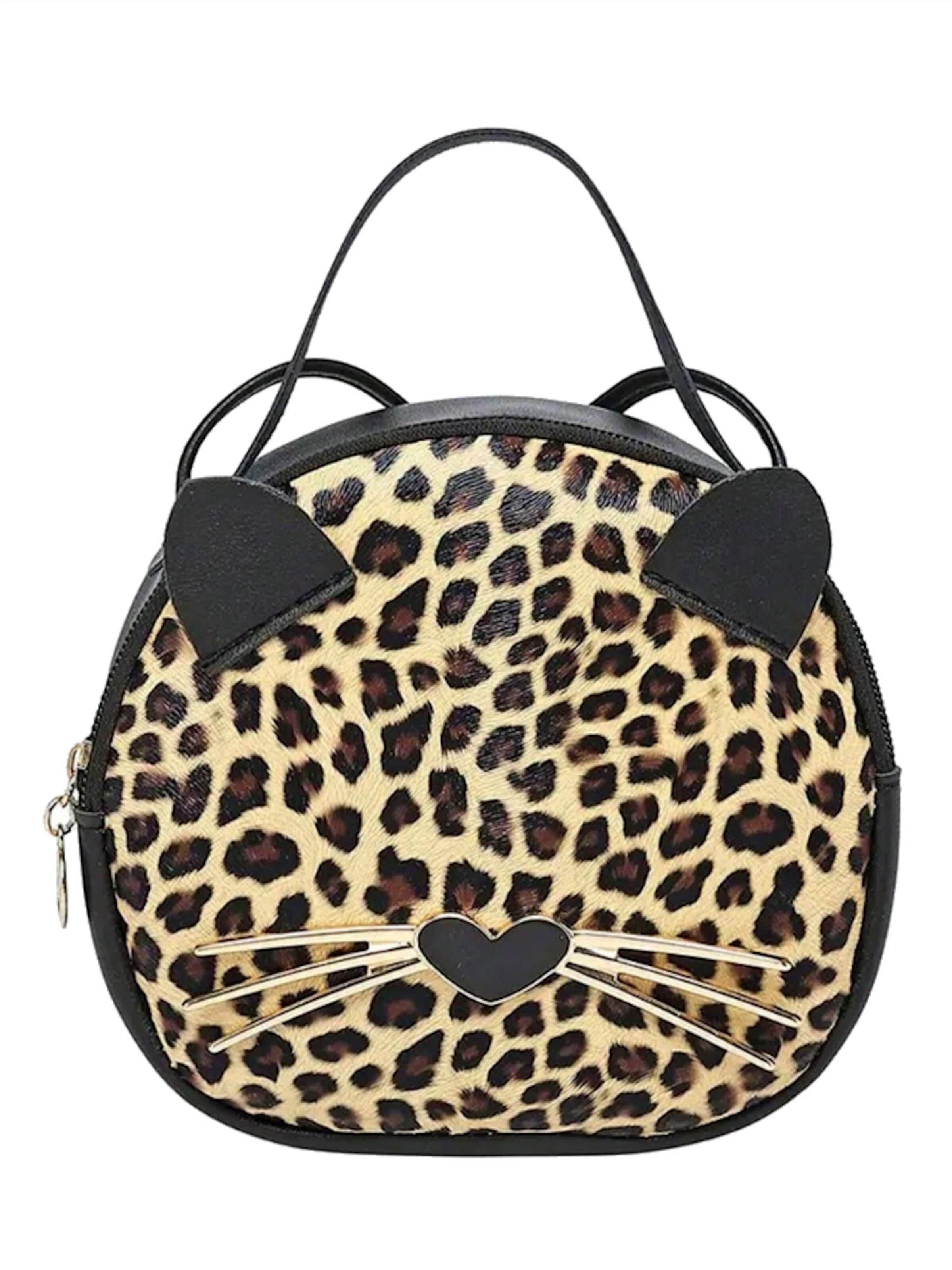 Tomshop24-7 Bag 'Katze' in Brown: front