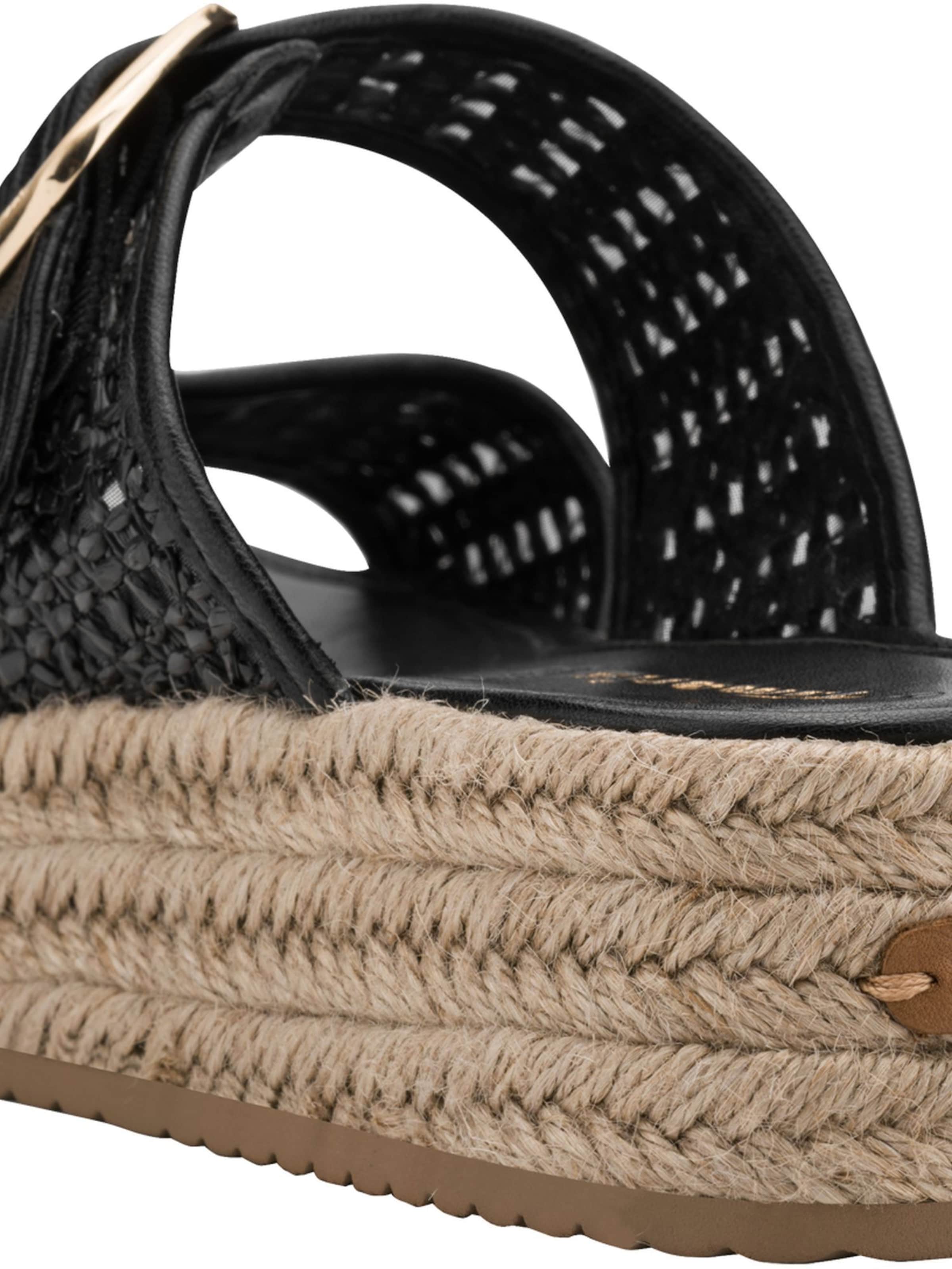 Mule Tamaris en noir