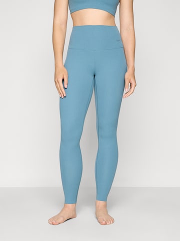 NIKE Skinny Sporthose 'ZENVY' in Blau: Vorderseite