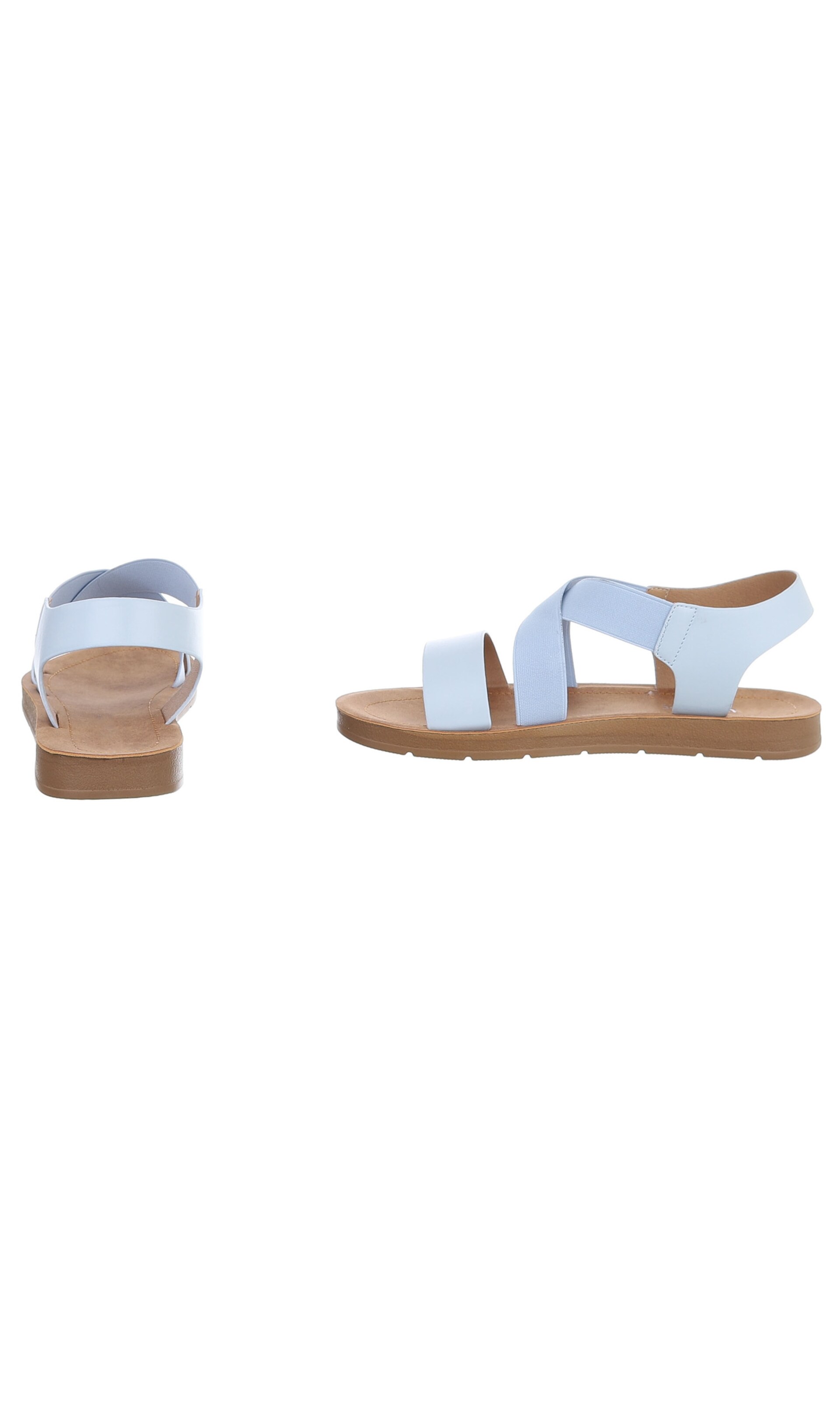 Ital-Design Strap Sandals in Blue