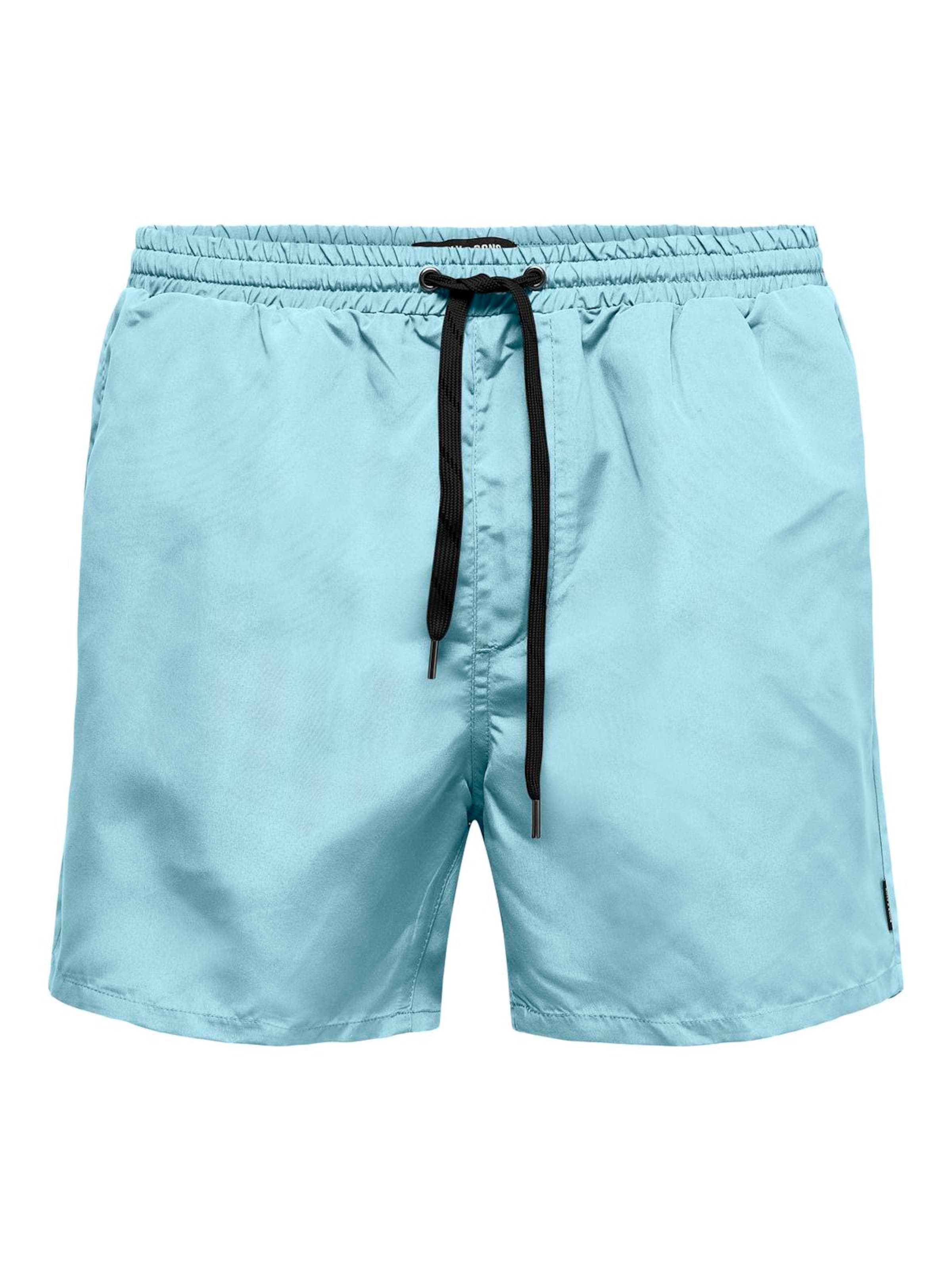 Only & Sons Badeshorts 'Ted' i blå, Produktvisning