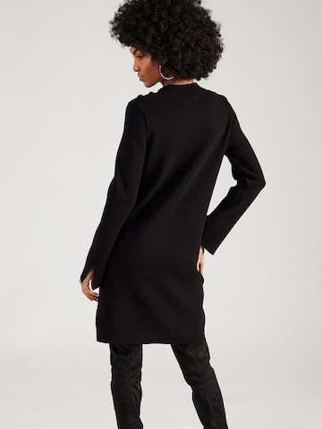Y.A.S Sukienka z dzianiny 'DIMA' w kolorze czarny