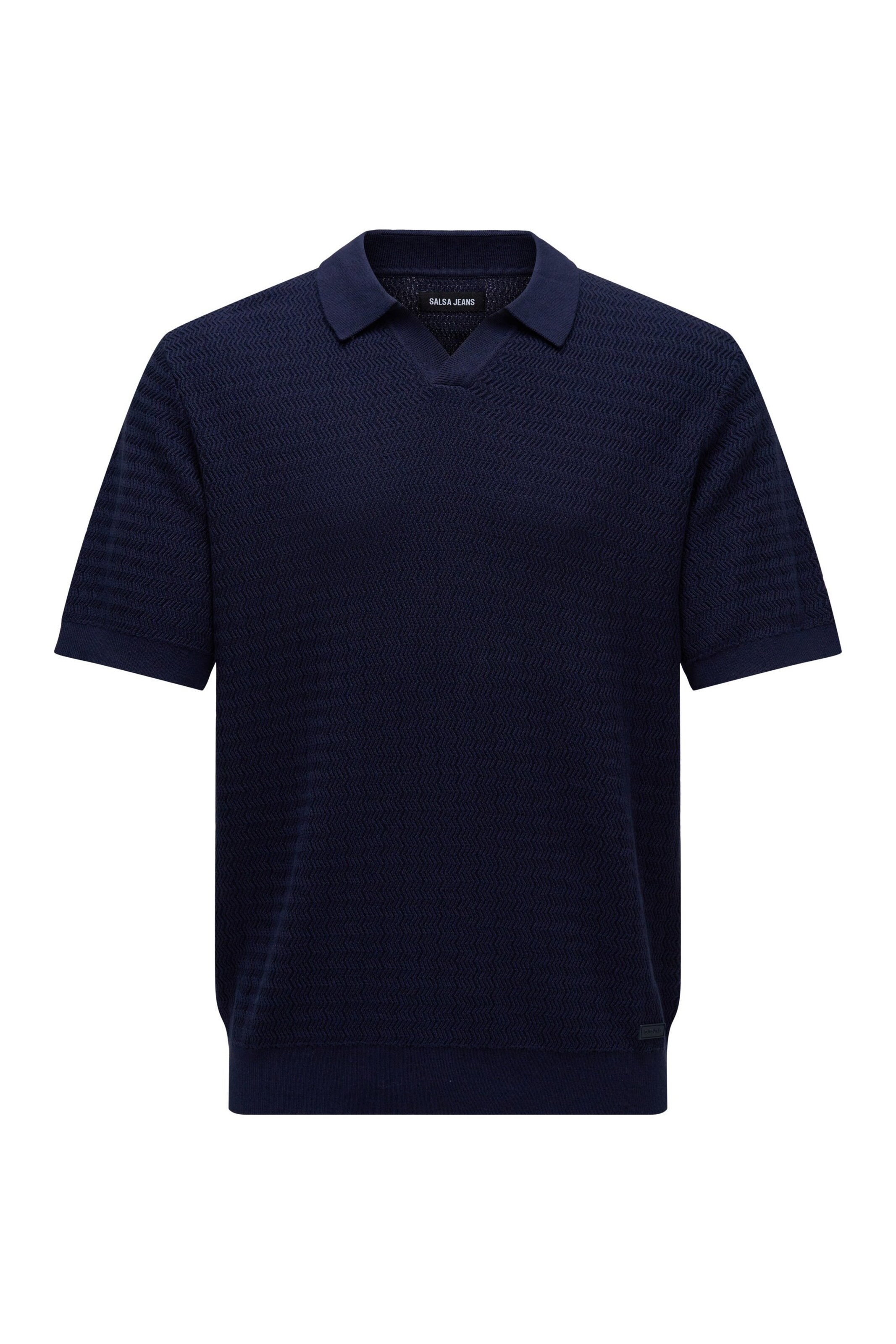 Salsa Jeans Poloshirt in Blau: Vorderseite