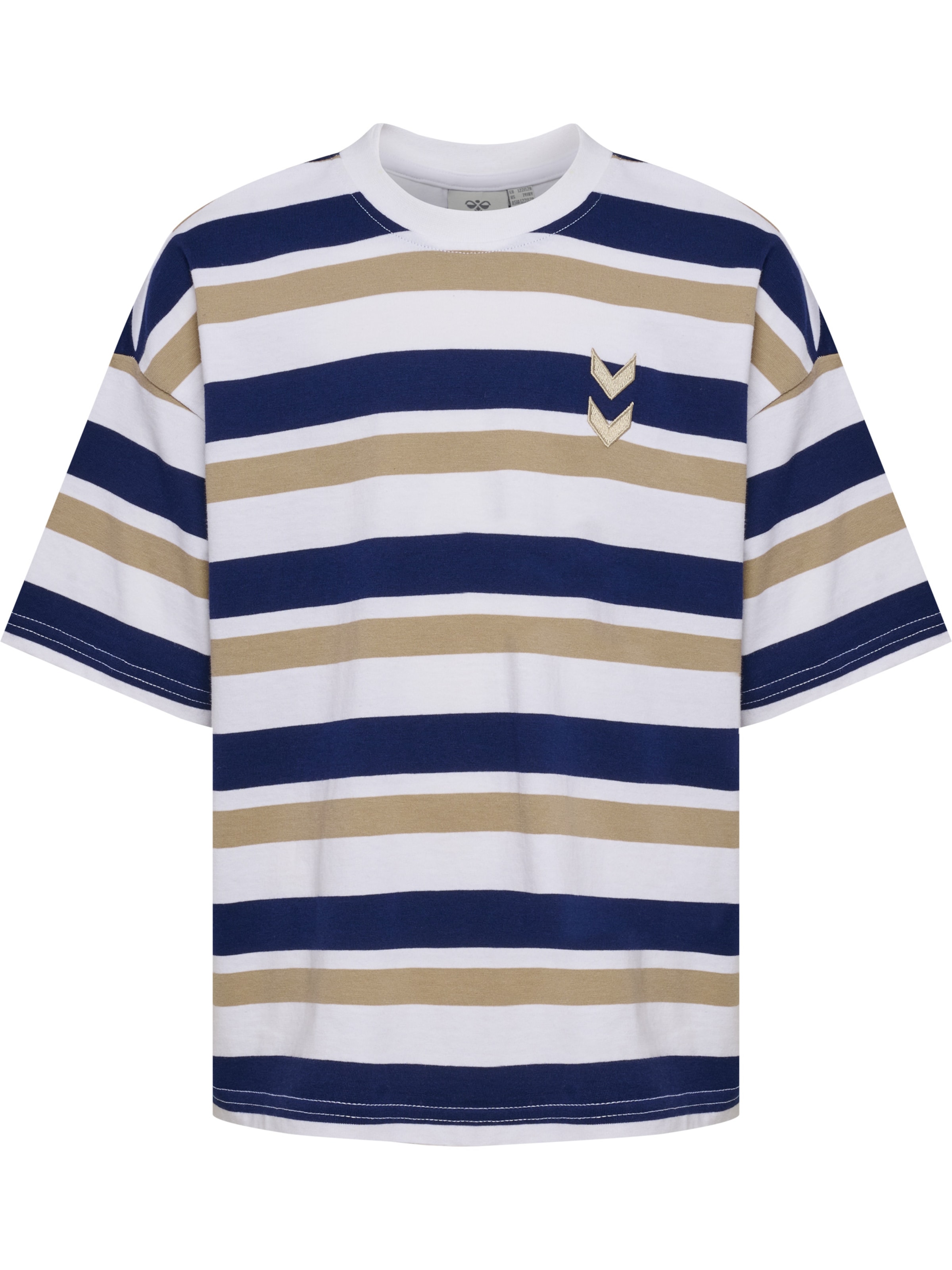 Hummel Shirt in Blauw: voorkant