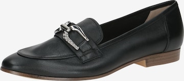 CAPRICE Classic Flats in Black: front