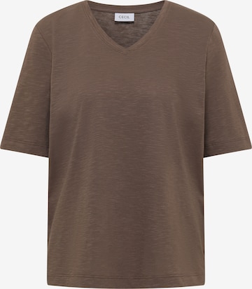 CECIL T-Shirt in Beige: Vorderseite