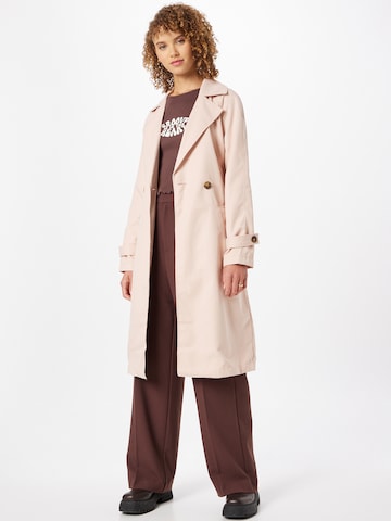 Manteau mi-saison 'LOU' VERO MODA en rose