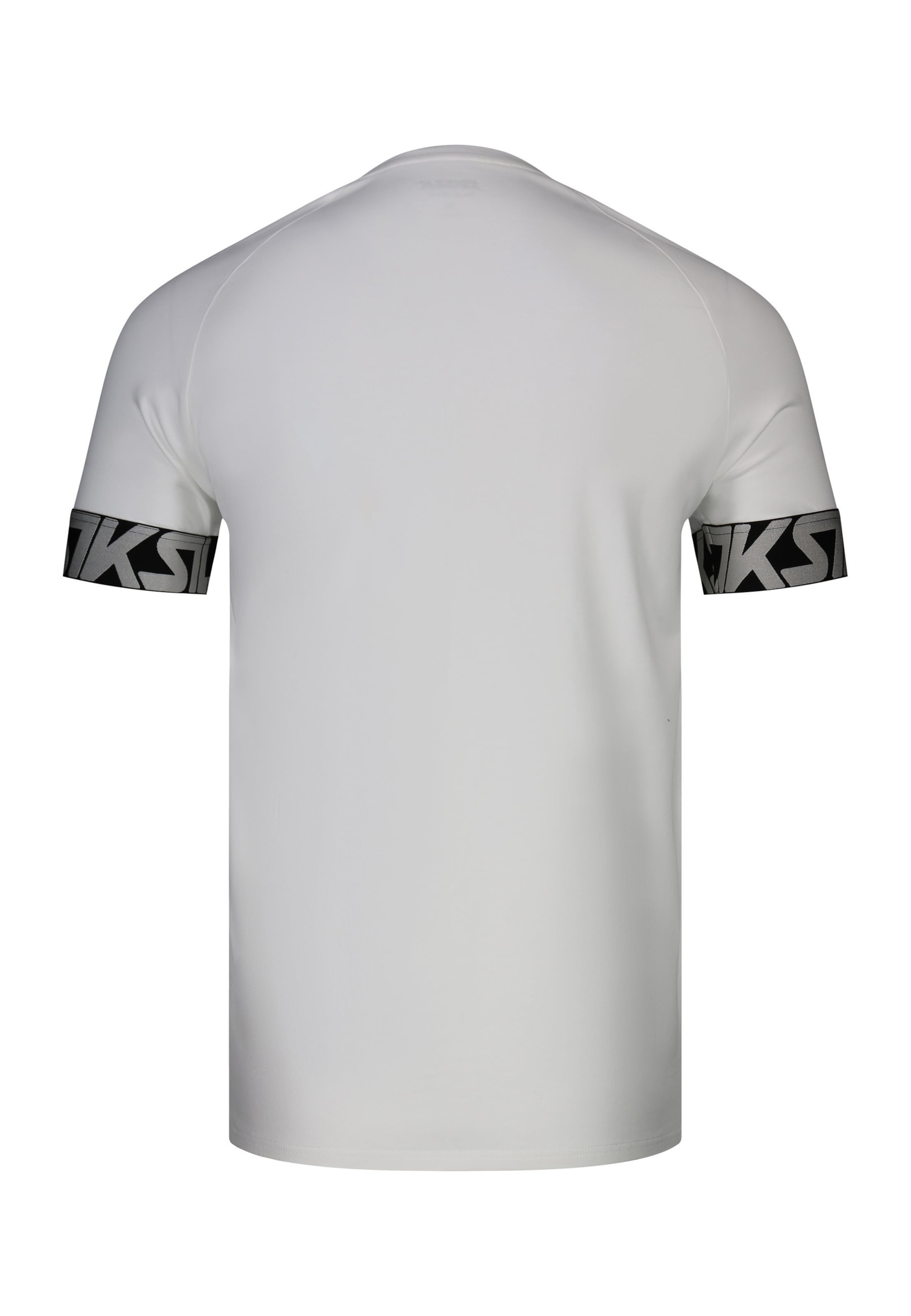 SikSilk Koszulka 'Tech' w kolorze biały